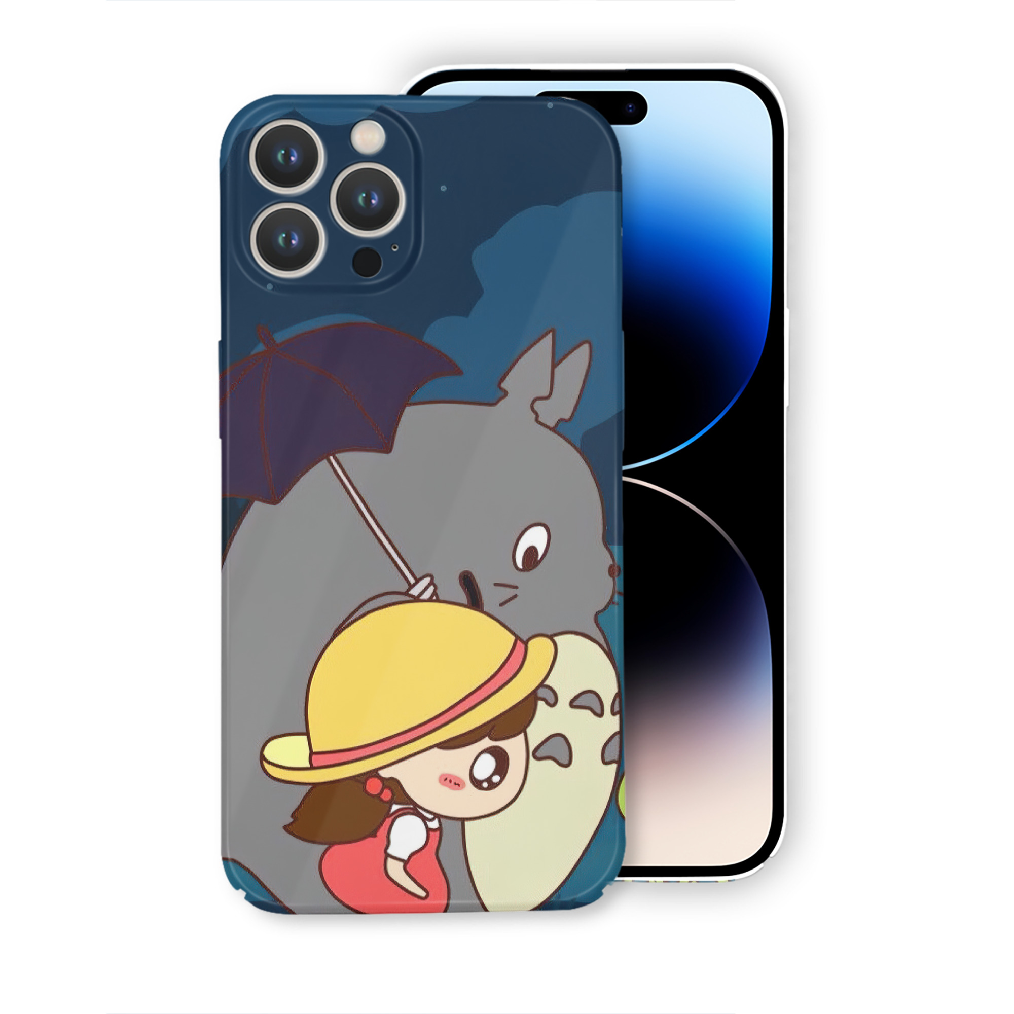 （画像用） となりのトトロ 草壁メイ 草壁サツキ My Neighbor Totoro Satsuki Kusakabe Mei Kusakabe 【iPhone 14シリーズ対応】ハードケース